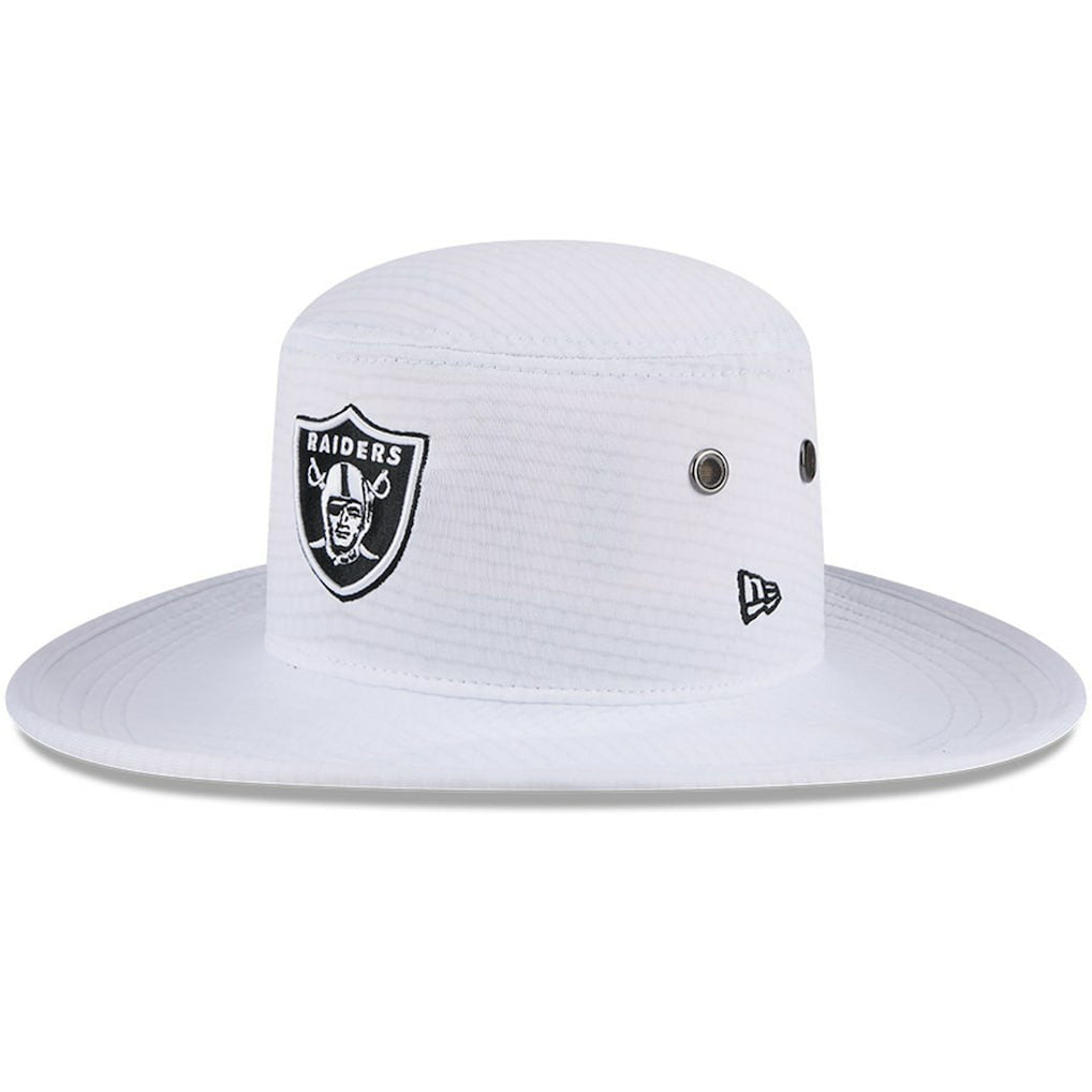 Las Vegas Raiders New Era 2024 NFL Training Camp Panama Bucket Hat White - NFL