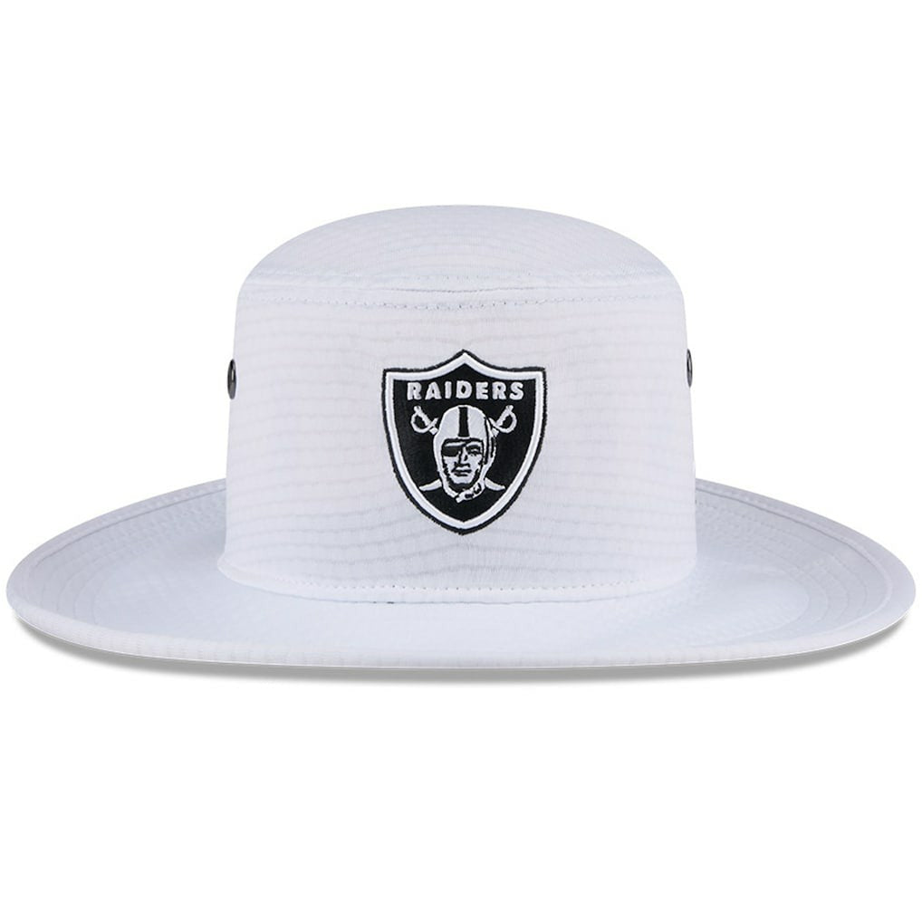Las Vegas Raiders New Era 2024 NFL Training Camp Panama Bucket Hat White - NFL