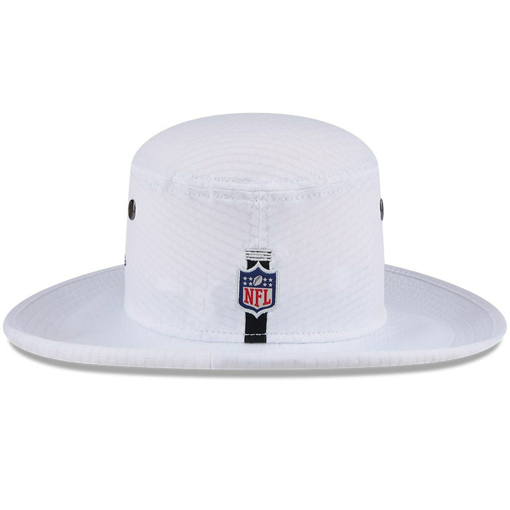 Las Vegas Raiders New Era 2024 NFL Training Camp Panama Bucket Hat White - NFL