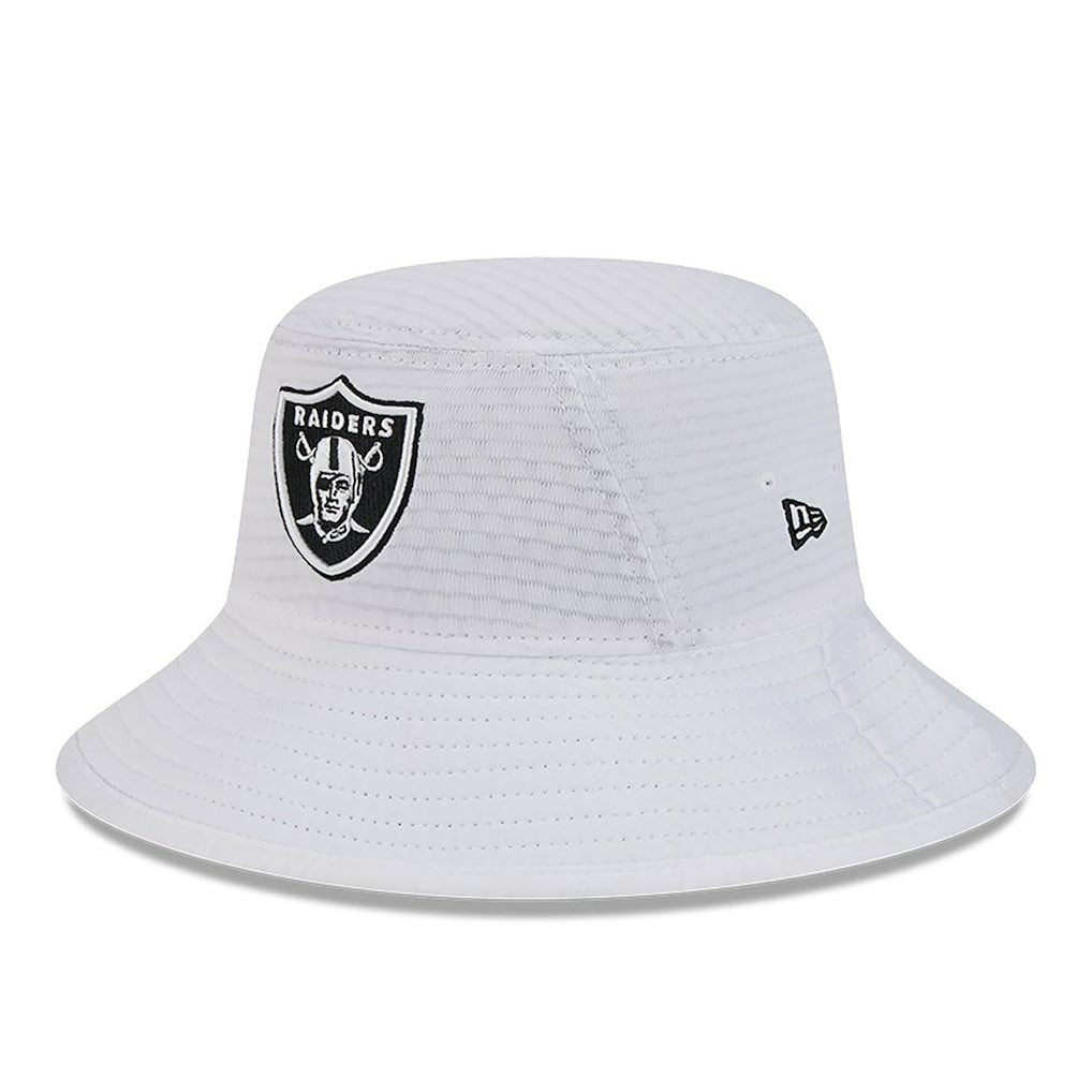 Las Vegas Raiders New Era 2024 NFL Training Camp Stretch Bucket Hat White - NFL