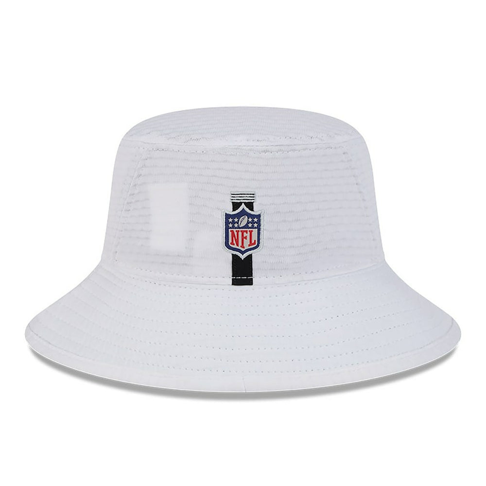 Las Vegas Raiders New Era 2024 NFL Training Camp Stretch Bucket Hat White - NFL