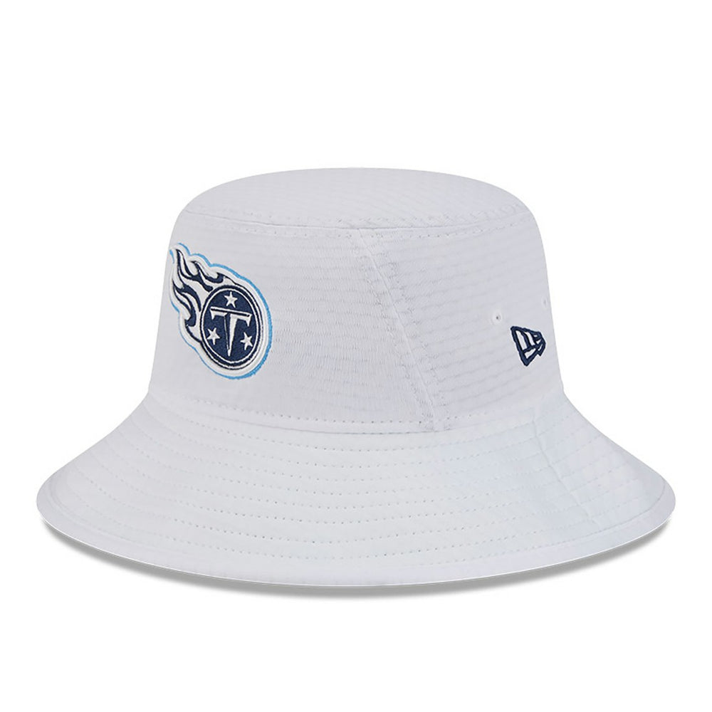 Tennessee Titans New Era 2024 NFL Training Camp Stretch Bucket Hat White - NFL