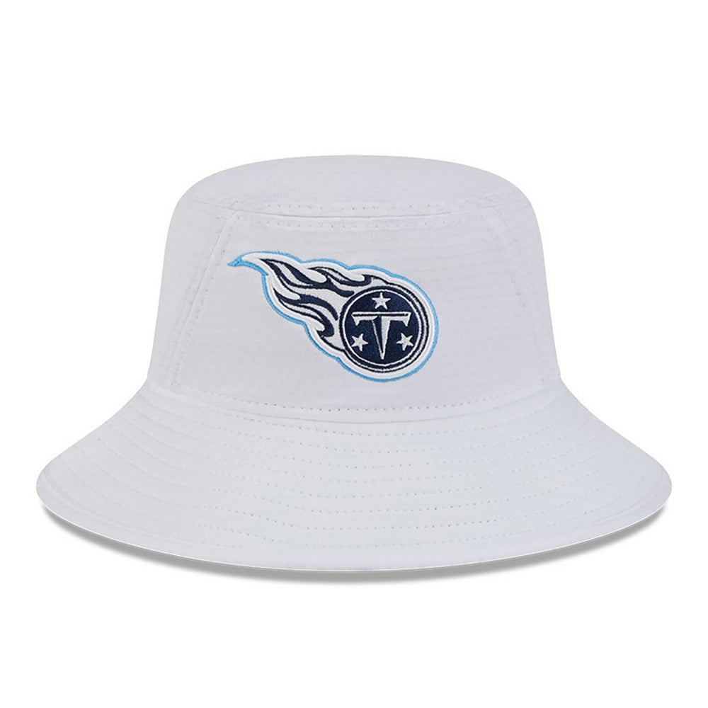 Tennessee Titans New Era 2024 NFL Training Camp Stretch Bucket Hat White - NFL