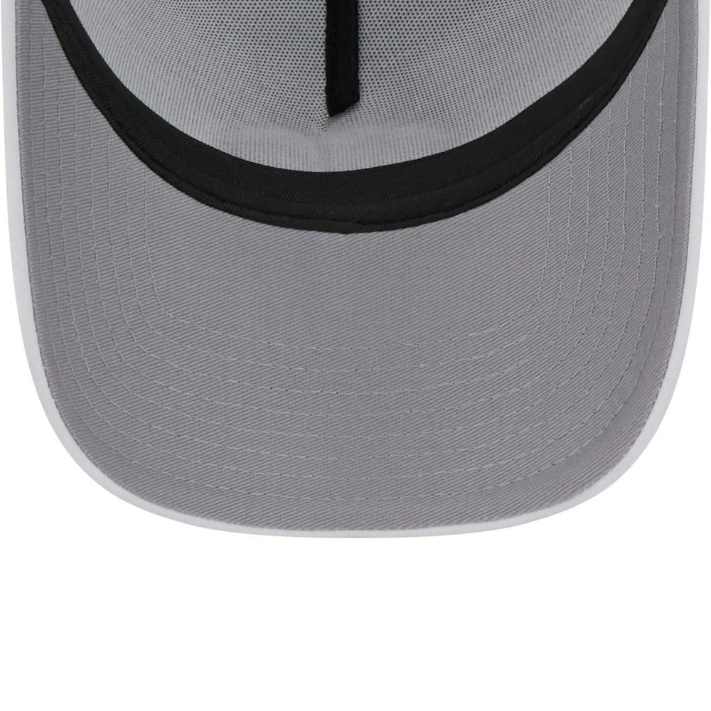 Jacksonville Jaguars New Era Happy A-Frame Trucker 9FORTY Snapback Hat White - NFL