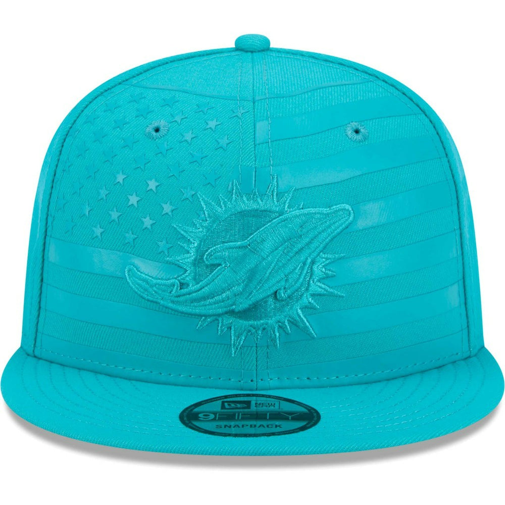 Miami Dolphins New Era Independent 9FIFTY Snapback Hat Aqua - NFL