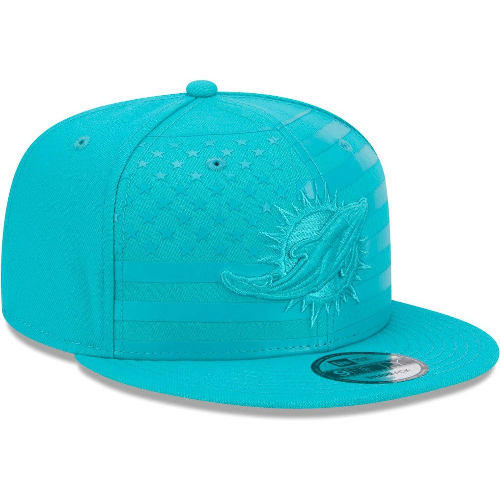 Miami Dolphins New Era Independent 9FIFTY Snapback Hat Aqua - NFL