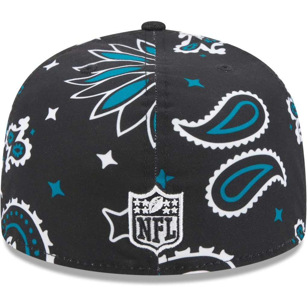 Jacksonville Jaguars New Era Paisley 59FIFTY Fitted Hat Black - NFL