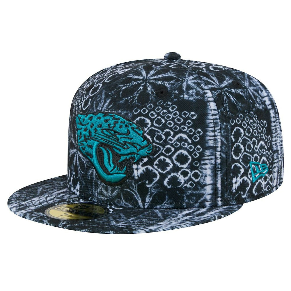 Jacksonville Jaguars New Era Shibori 59FIFTY Fitted Hat Black - NFL