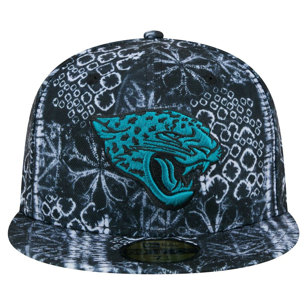 Jacksonville Jaguars New Era Shibori 59FIFTY Fitted Hat Black - NFL