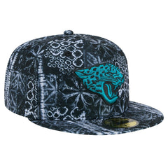 Jacksonville Jaguars New Era Shibori 59FIFTY Fitted Hat Black - NFL