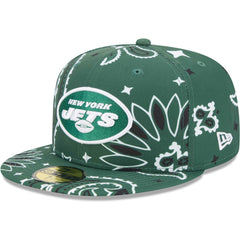 New York Jets New Era Paisley 59FIFTY Fitted Hat Green - NFL