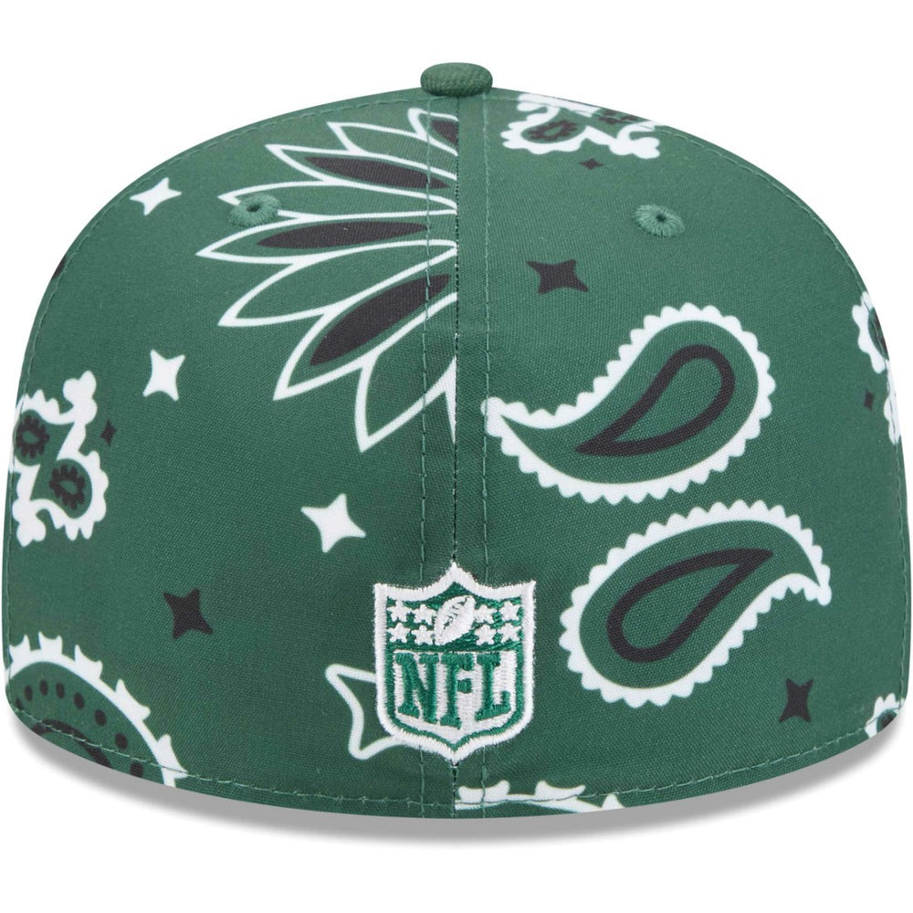 New York Jets New Era Paisley 59FIFTY Fitted Hat Green - NFL