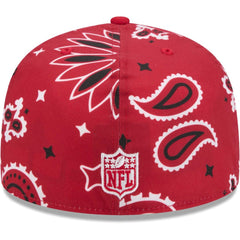 San Francisco 49ers New Era Paisley 59FIFTY Fitted Hat Scarlet - NFL