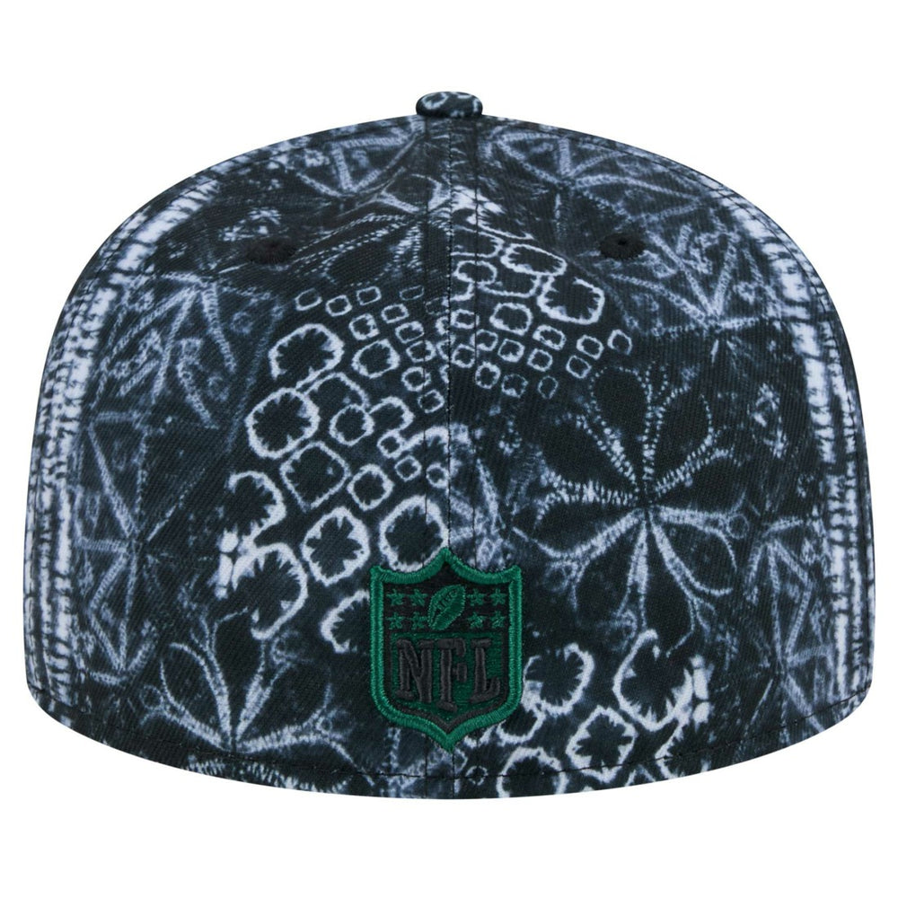 New York Jets New Era Shibori 59FIFTY Fitted Hat Black - NFL