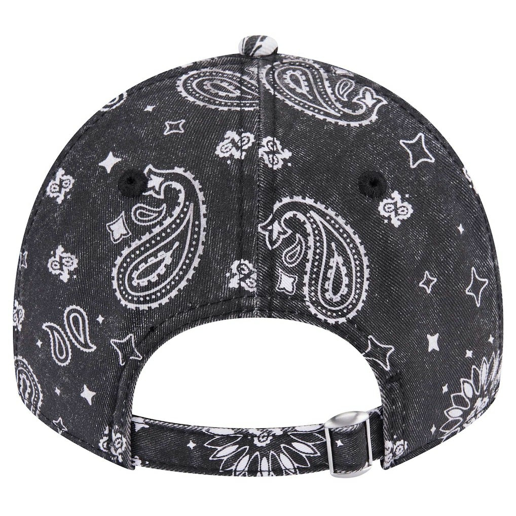 Cincinnati Bengals New Era Women's Paisley 9TWENTY Adjustable Hat Black - NFL