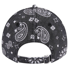 Cincinnati Bengals New Era Women's Paisley 9TWENTY Adjustable Hat Black - NFL