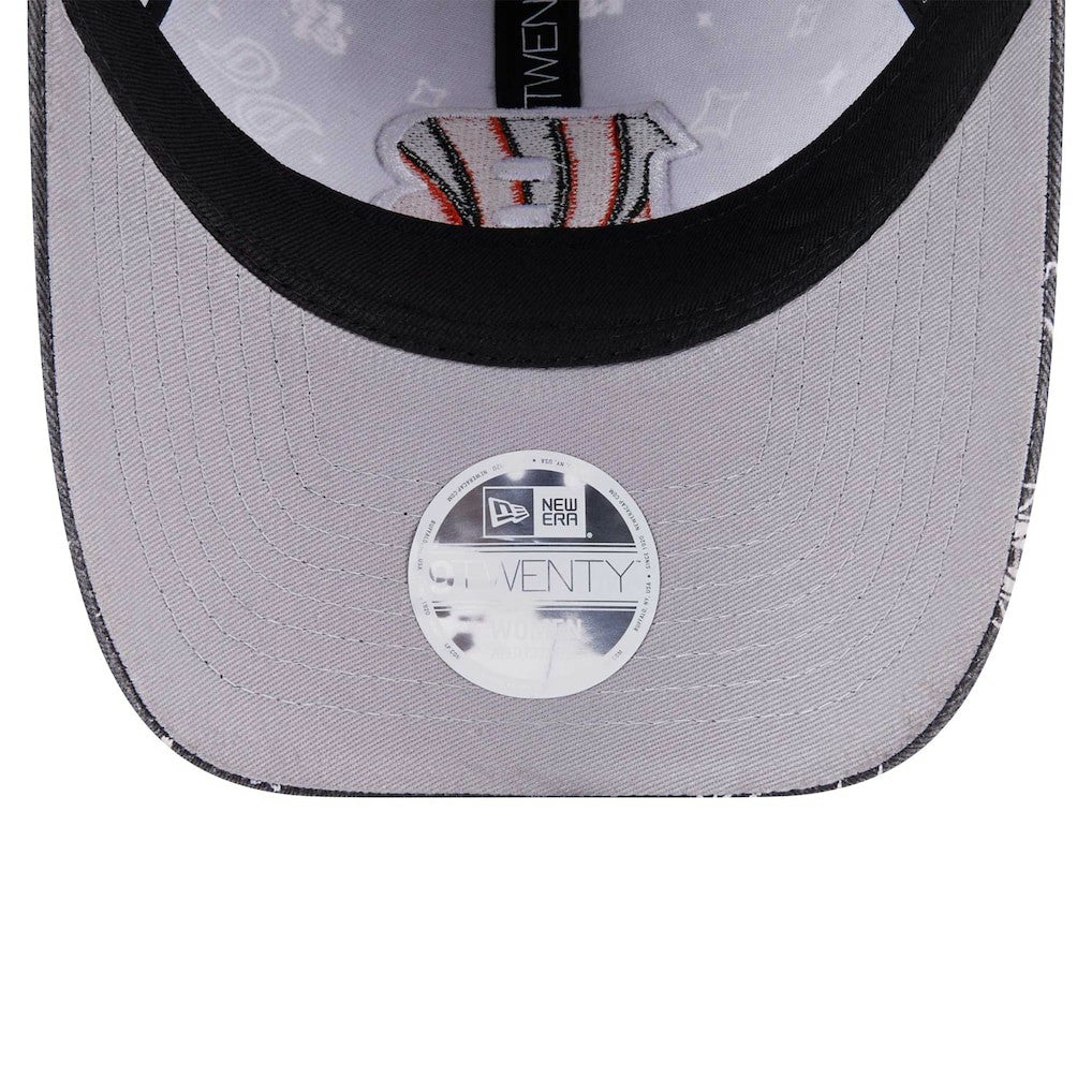 Cincinnati Bengals New Era Women's Paisley 9TWENTY Adjustable Hat Black - NFL