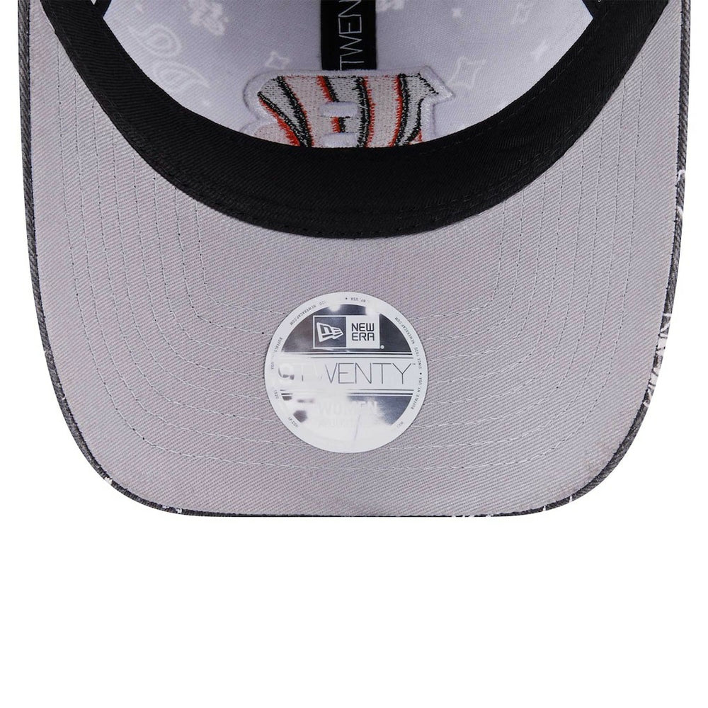 Cincinnati Bengals New Era Women's Paisley 9TWENTY Adjustable Hat Black - NFL