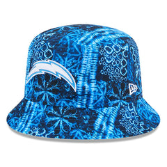 Los Angeles Chargers New Era Shibori Bucket Hat Powder Blue - NFL