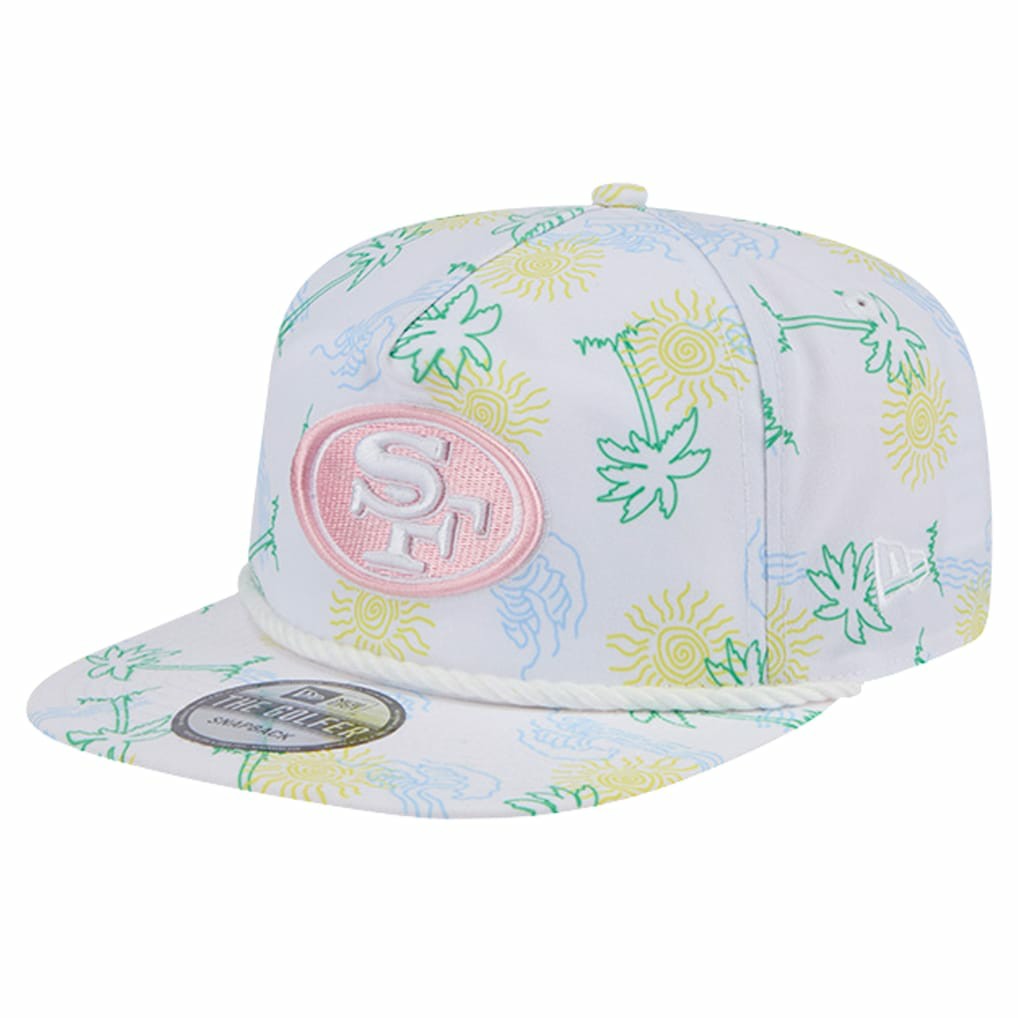 San Francisco 49ers New Era Vacay Golfer Snapback Hat White - NFL