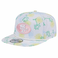 San Francisco 49ers New Era Vacay Golfer Snapback Hat White - NFL