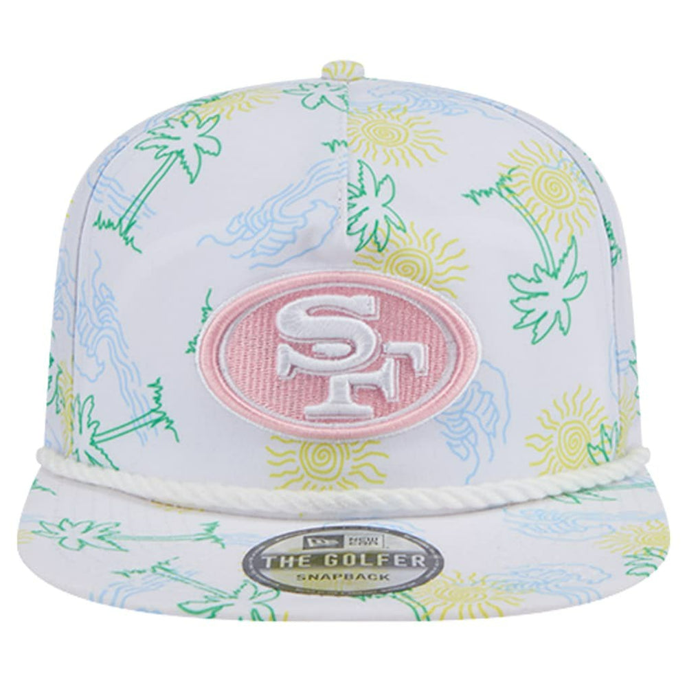 San Francisco 49ers New Era Vacay Golfer Snapback Hat White - NFL