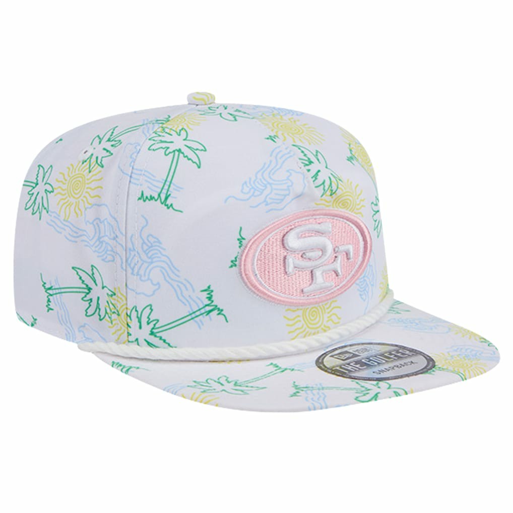 San Francisco 49ers New Era Vacay Golfer Snapback Hat White - NFL