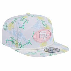 San Francisco 49ers New Era Vacay Golfer Snapback Hat White - NFL