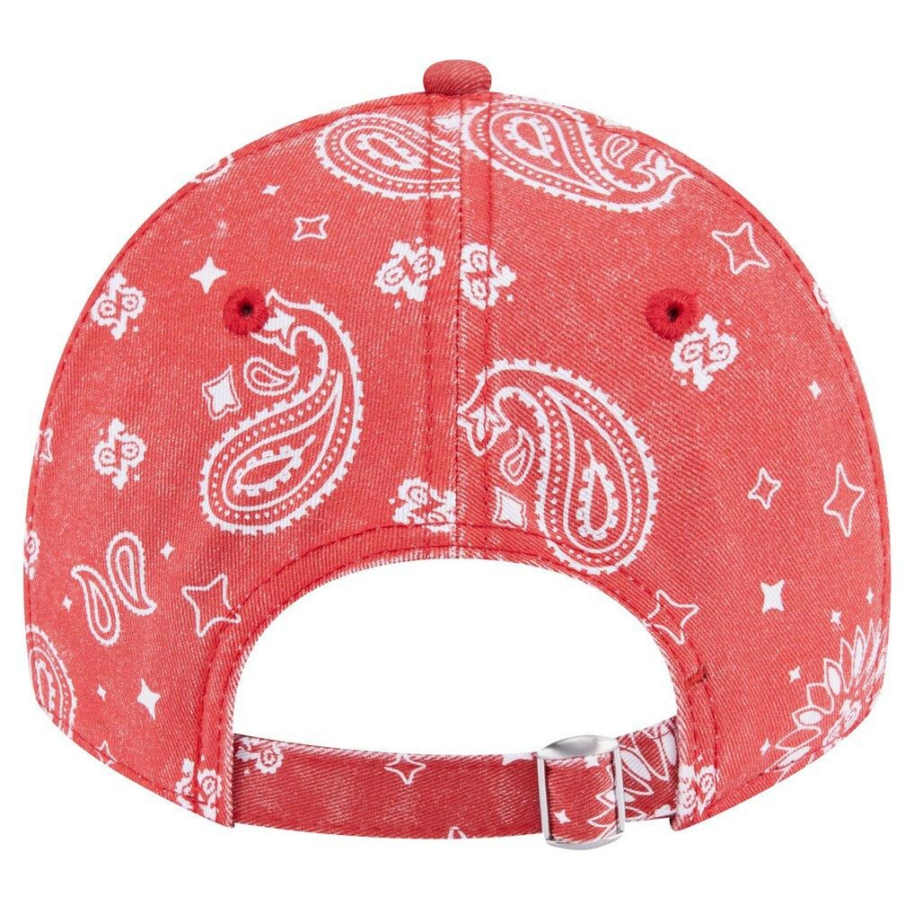 San Francisco 49ers New Era Women's Paisley 9TWENTY Adjustable Hat Scarlet - NFL