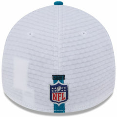 Jacksonville Jaguars New Era 2024 NFL Training Camp 39THIRTY Flex Hat White/Teal - NFL