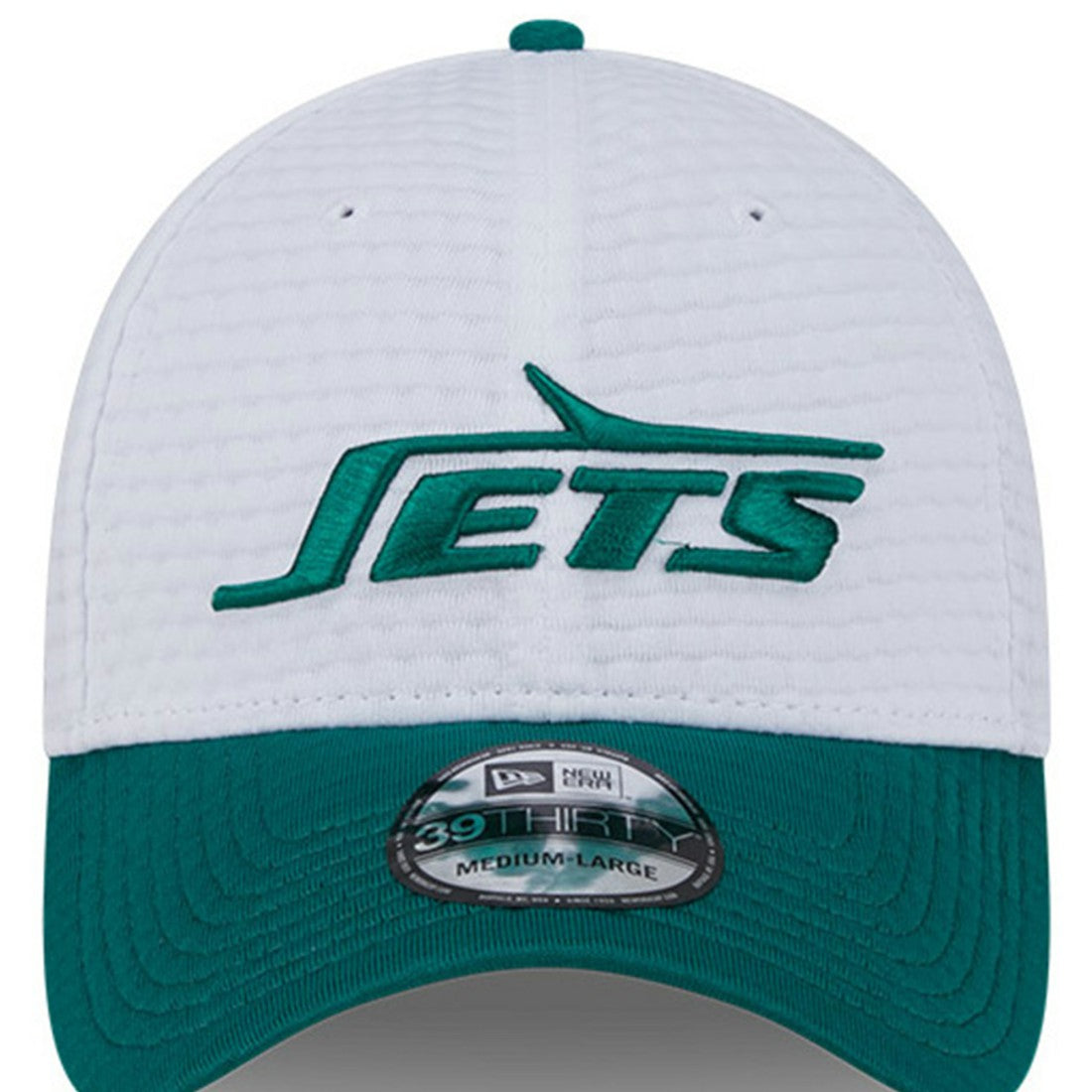 New York Jets New Era 2024 NFL Training Camp 39THIRTY Flex Hat White/Green - NFL