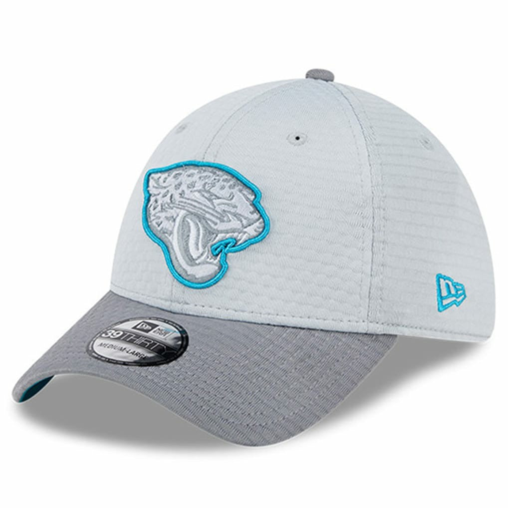 Jacksonville Jaguars New Era 2024 NFL Training Camp 39THIRTY Flex Hat Gray - NFL