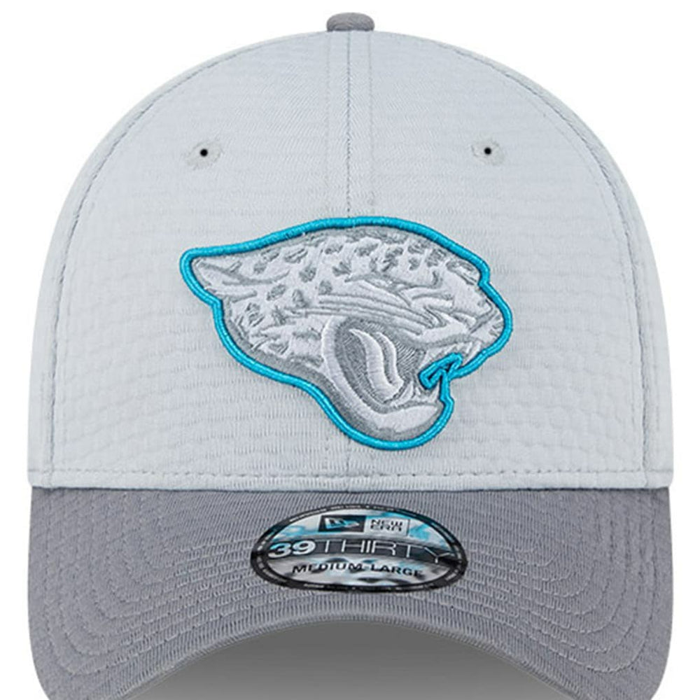 Jacksonville Jaguars New Era 2024 NFL Training Camp 39THIRTY Flex Hat Gray - NFL