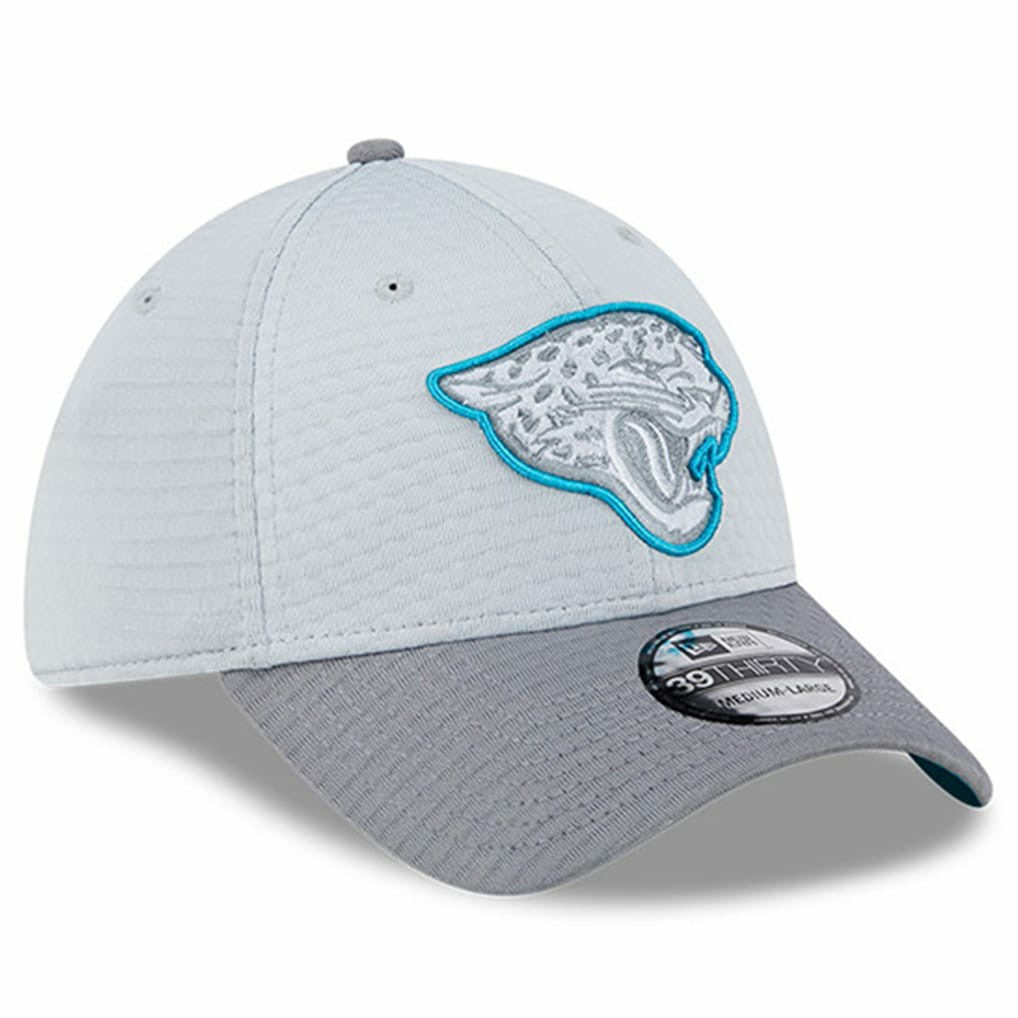 Jacksonville Jaguars New Era 2024 NFL Training Camp 39THIRTY Flex Hat Gray - NFL