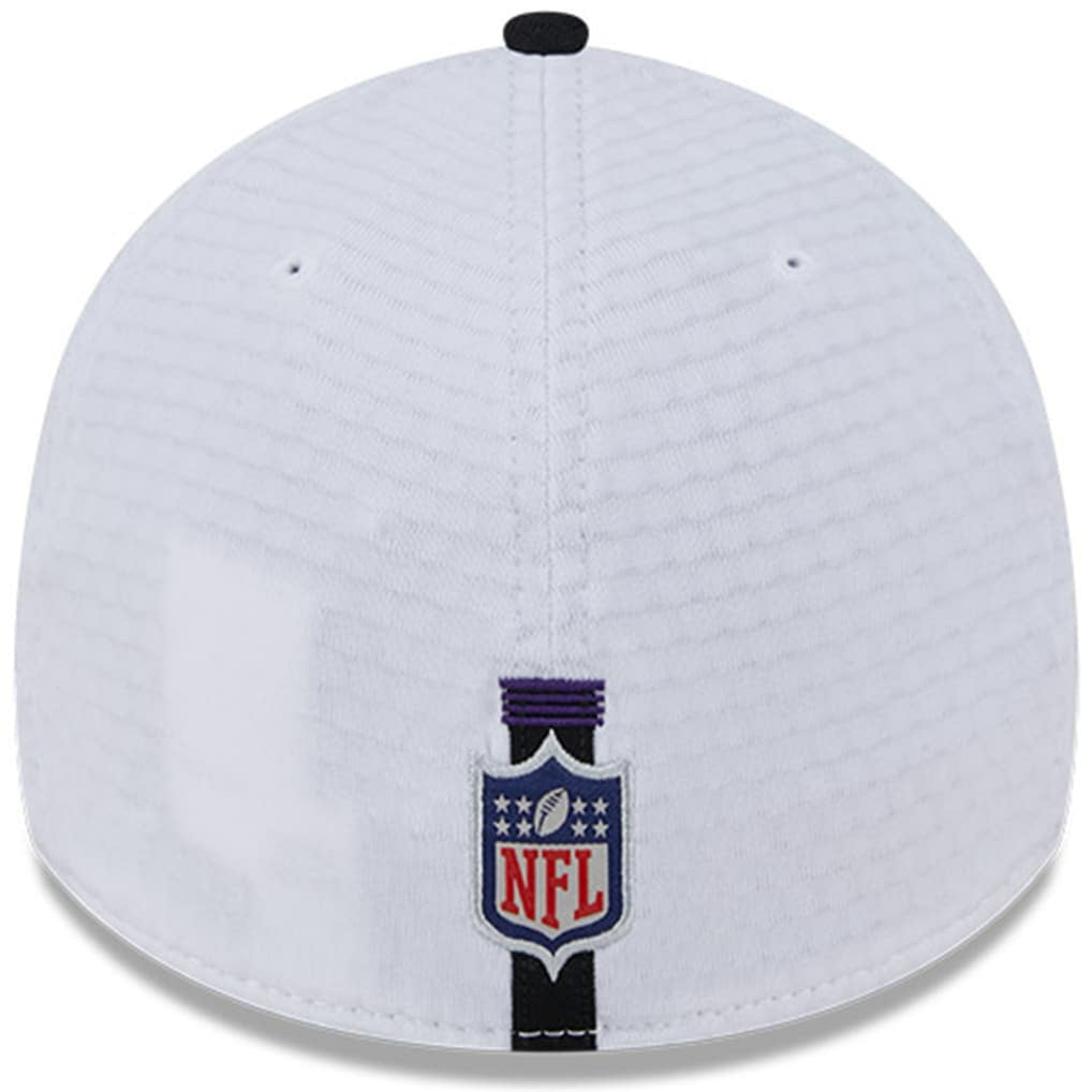 Baltimore Ravens New Era 2024 NFL Training Camp 39THIRTY Flex Hat White/Black - NFL