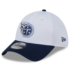 Tennessee Titans New Era 2024 NFL Training Camp 39THIRTY Flex Hat White/Navy - NFL