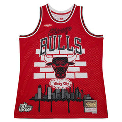 Mitchell & Ness - Chicago Bulls x Tats Cru Hardwood Classics Fashion Jersey - Red
