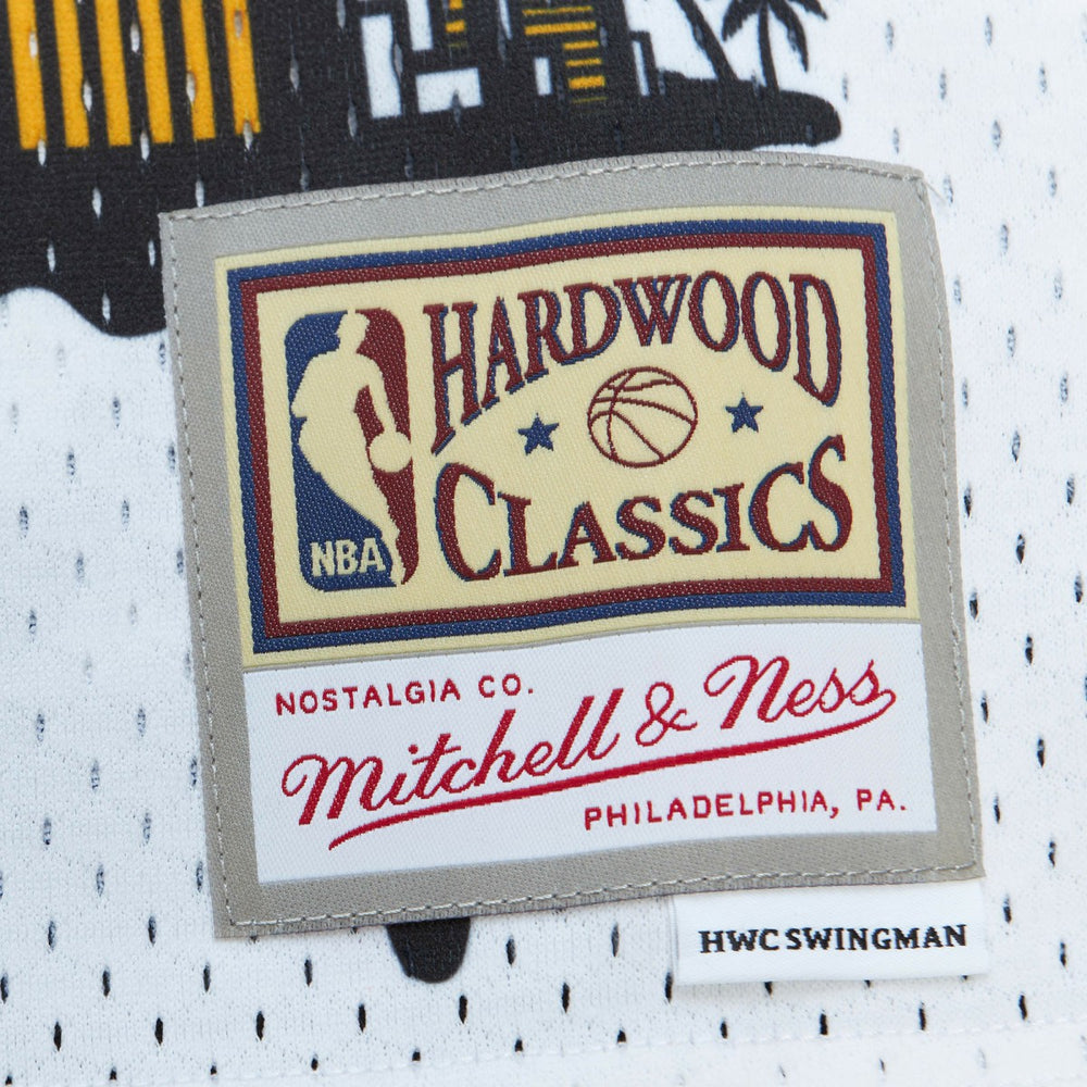 Mitchell & Ness - Miami Heat x Tats Cru Hardwood Classics Fashion Jersey - White
