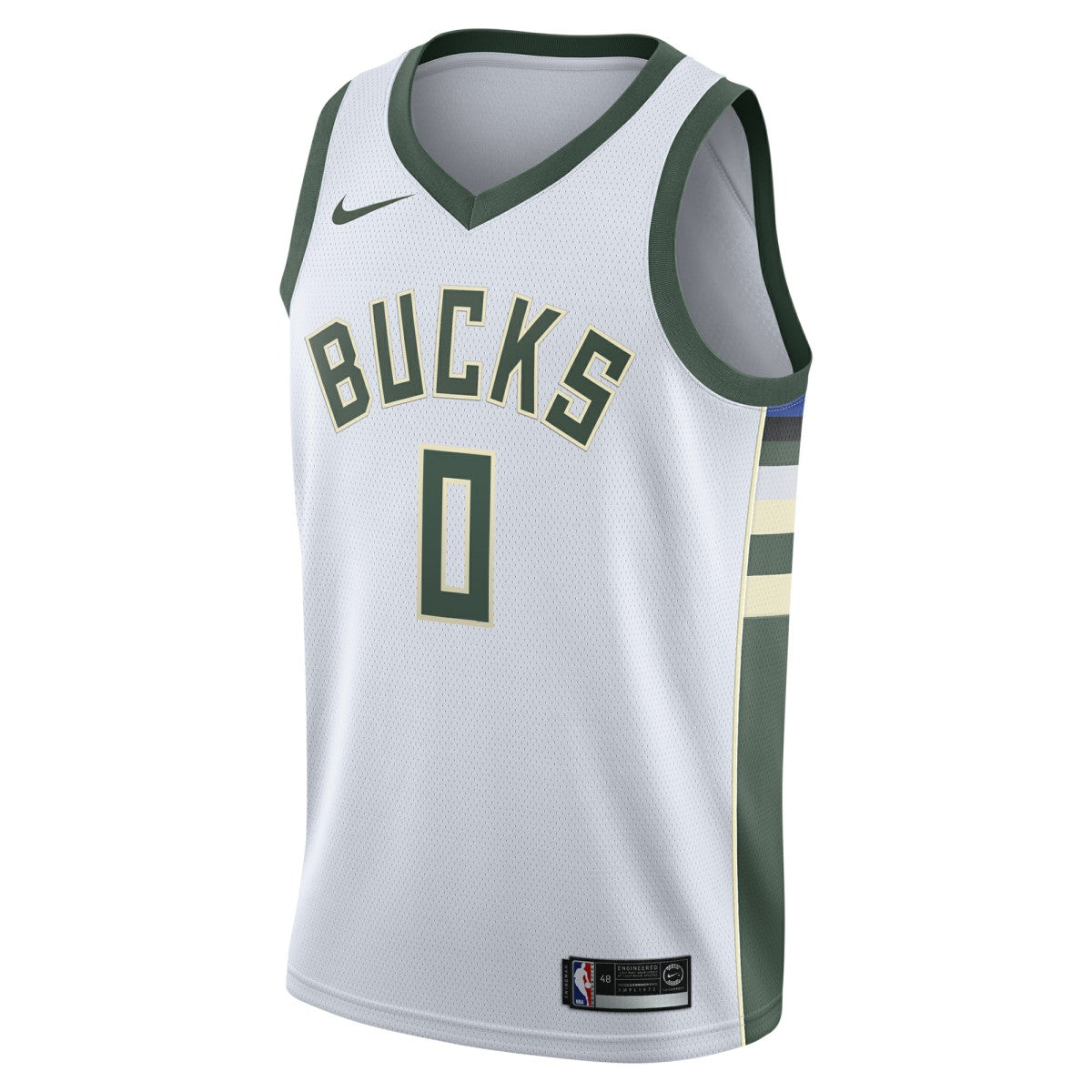 Nike - Damian Lillard Milwaukee Bucks Unisex Swingman Player Jersey - Association Edition - White