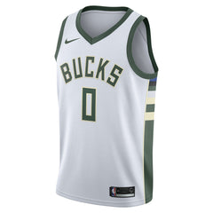 Nike - Damian Lillard Milwaukee Bucks Unisex Swingman Player Jersey - Association Edition - White