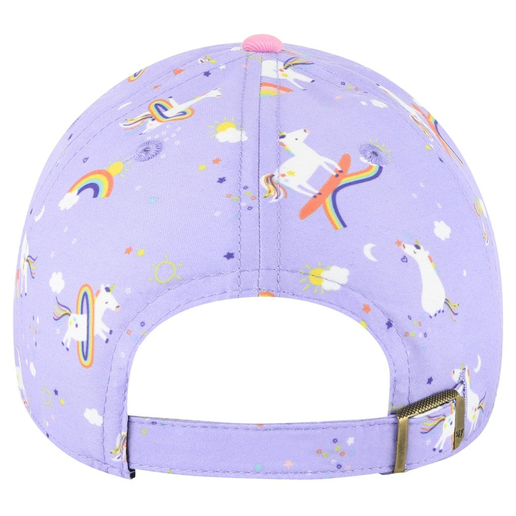 San Francisco 49ers '47 Girls Preschool Unicorn Clean Up Adjustable Hat Lavender - 47 brand