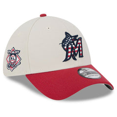Miami Marlins New Era 2024 Fourth of July 39THIRTY Flex Hat On Sale