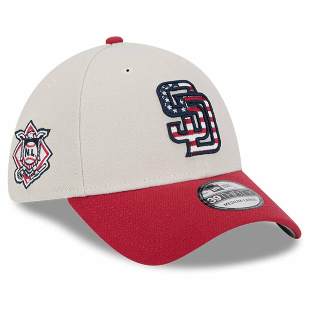 San Diego Padres New Era 2024 Fourth of July 39THIRTY Flex Hat On Sale