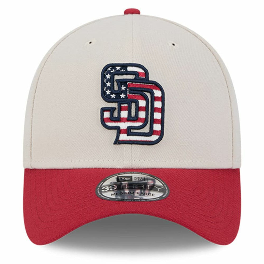 San Diego Padres New Era 2024 Fourth of July 39THIRTY Flex Hat On Sale