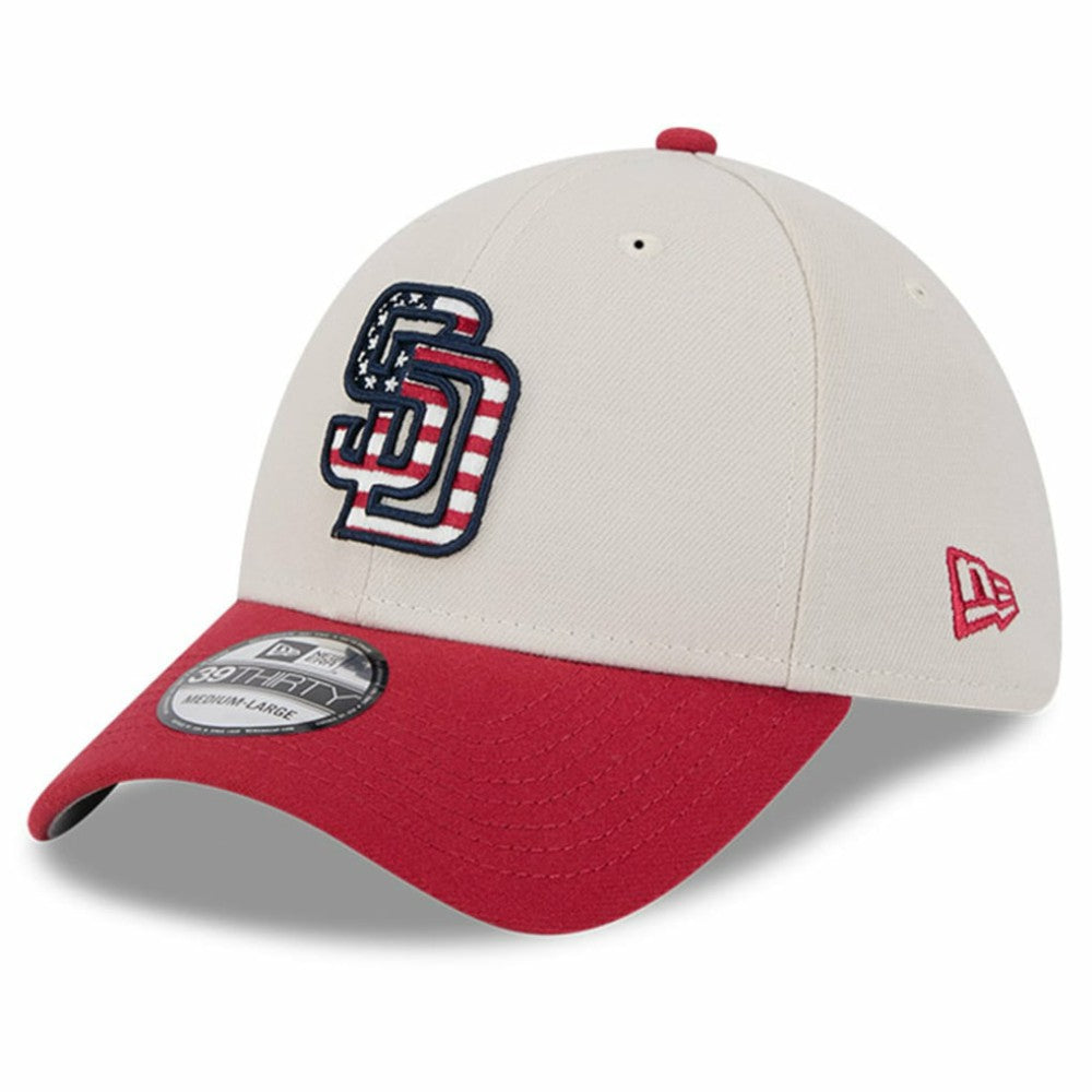 San Diego Padres New Era 2024 Fourth of July 39THIRTY Flex Hat On Sale