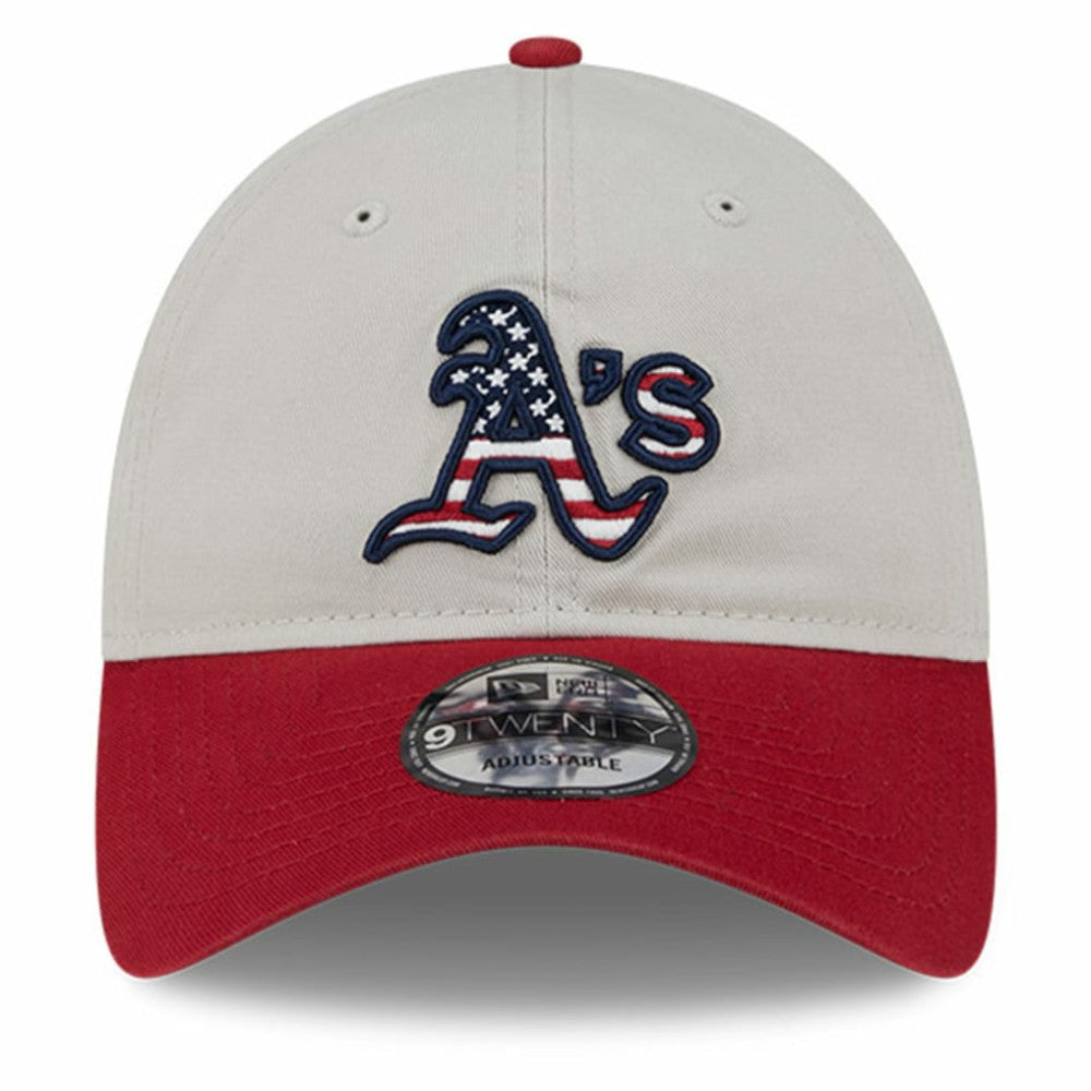 Athletics New Era 2024 Fourth of July 9TWENTY Adjustable Hat Lifestyle