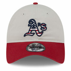Athletics New Era 2024 Fourth of July 9TWENTY Adjustable Hat Lifestyle