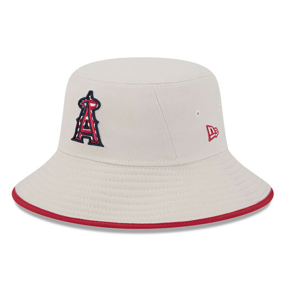 Los Angeles Angels New Era 2024 Fourth of July Bucket Hat discount