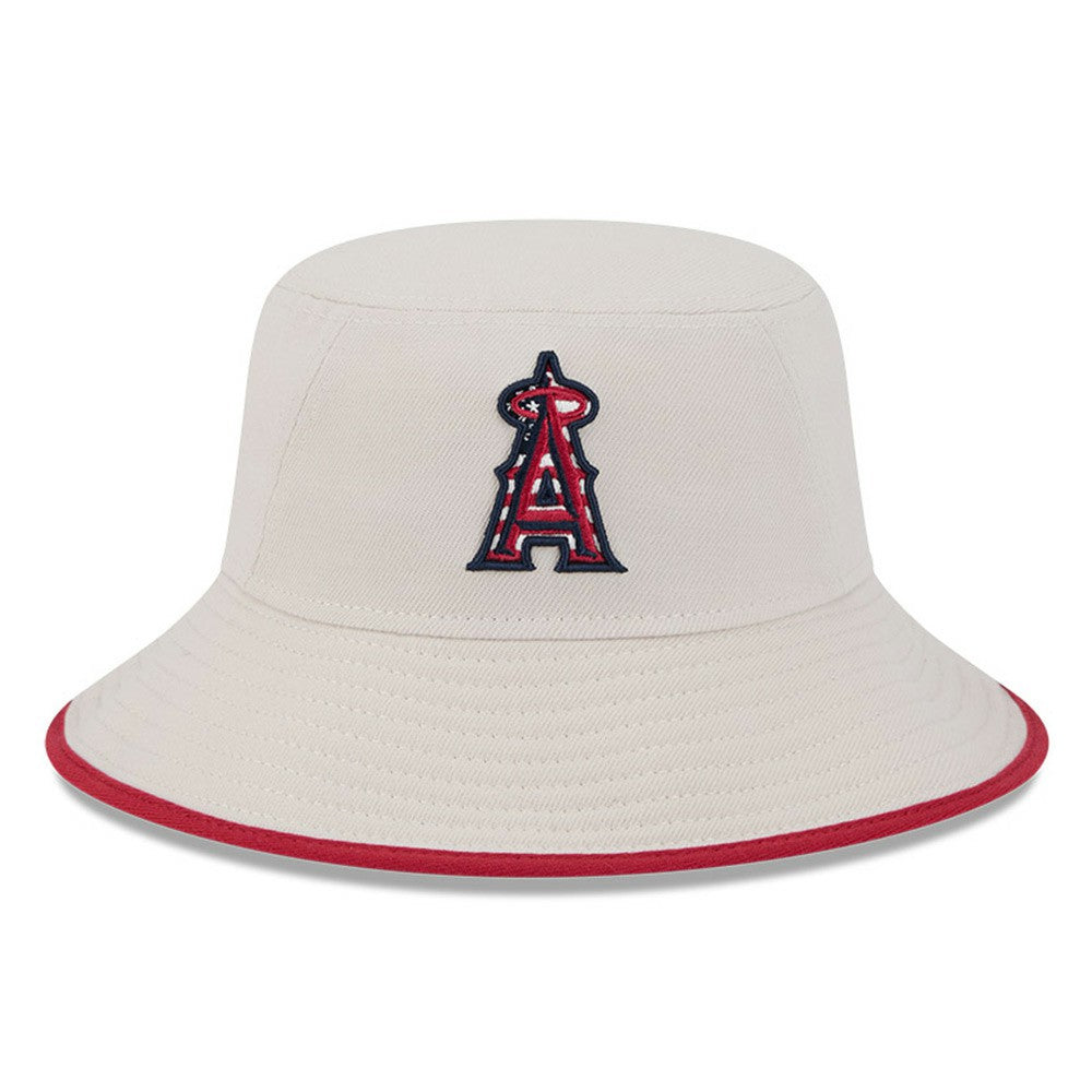 Los Angeles Angels New Era 2024 Fourth of July Bucket Hat discount