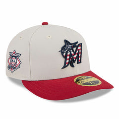 Miami Marlins New Era 2024 Fourth of July Low Profile 59FIFTY Fitted Hat discount
